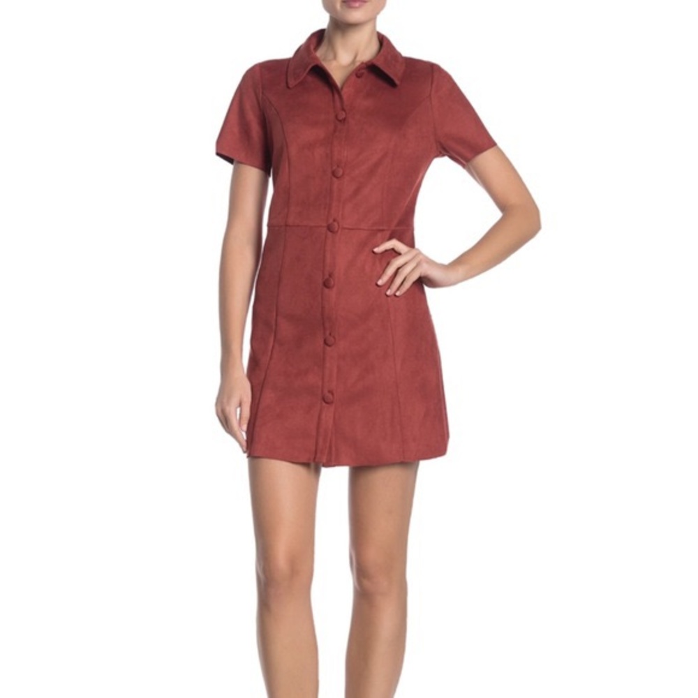 NWOT Day After Day Dress suede